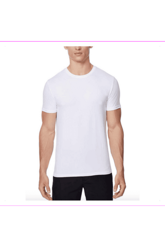 Men's 32 Degrees Cool Short Sleeve Crew Neck Soft Feel Tee-Shirt 3 Pack S