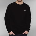 thumbnail image 1 of Men's 330g 100% Cotton Dropped Shoulder Crew Neck Sweatshirt-Men With Glasses in Smile, 1 of 15