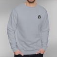 thumbnail image 1 of Men's 330g 100% Cotton Dropped Shoulder Crew Neck Sweatshirt-Orangutan in Sunglasses, 1 of 15