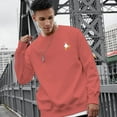 thumbnail image 1 of Men's 330g 100% Cotton Emoji Pattern Dropped Shoulder Crew Neck Sweatshirt, 1 of 30