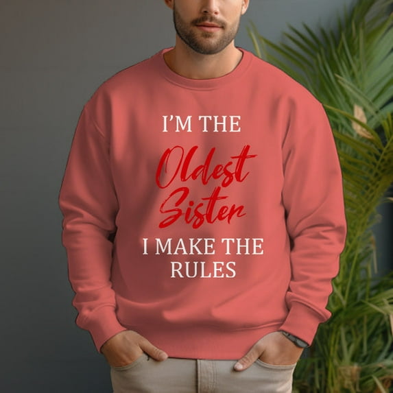 Men's 330g 100% Cotton I MACKE THE Pattern Dropped Shoulder Crew Neck Sweatshirt