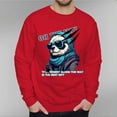 thumbnail image 1 of Men's 330g 100% Cotton Panda Pattern Dropped Shoulder Crew Neck Sweatshirt, 1 of 15