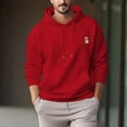 thumbnail image 1 of Men's 330g 100% Cotton Pattern Terry Dropped Shoulder Hoodie-Doctor Puppy, 1 of 15