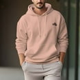 thumbnail image 1 of Men's 330g 100% Cotton Pattern Terry Dropped Shoulder Hoodie-Motorcycle, 1 of 15