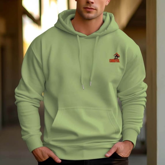 Men's 330g 100% Cotton Pattern Terry Dropped Shoulder Hoodie-Skateboard Skull