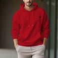 thumbnail image 1 of Men's 330g 100% Cotton Pattern Terry Dropped Shoulder Hoodie-Tribal Dragon, 1 of 15