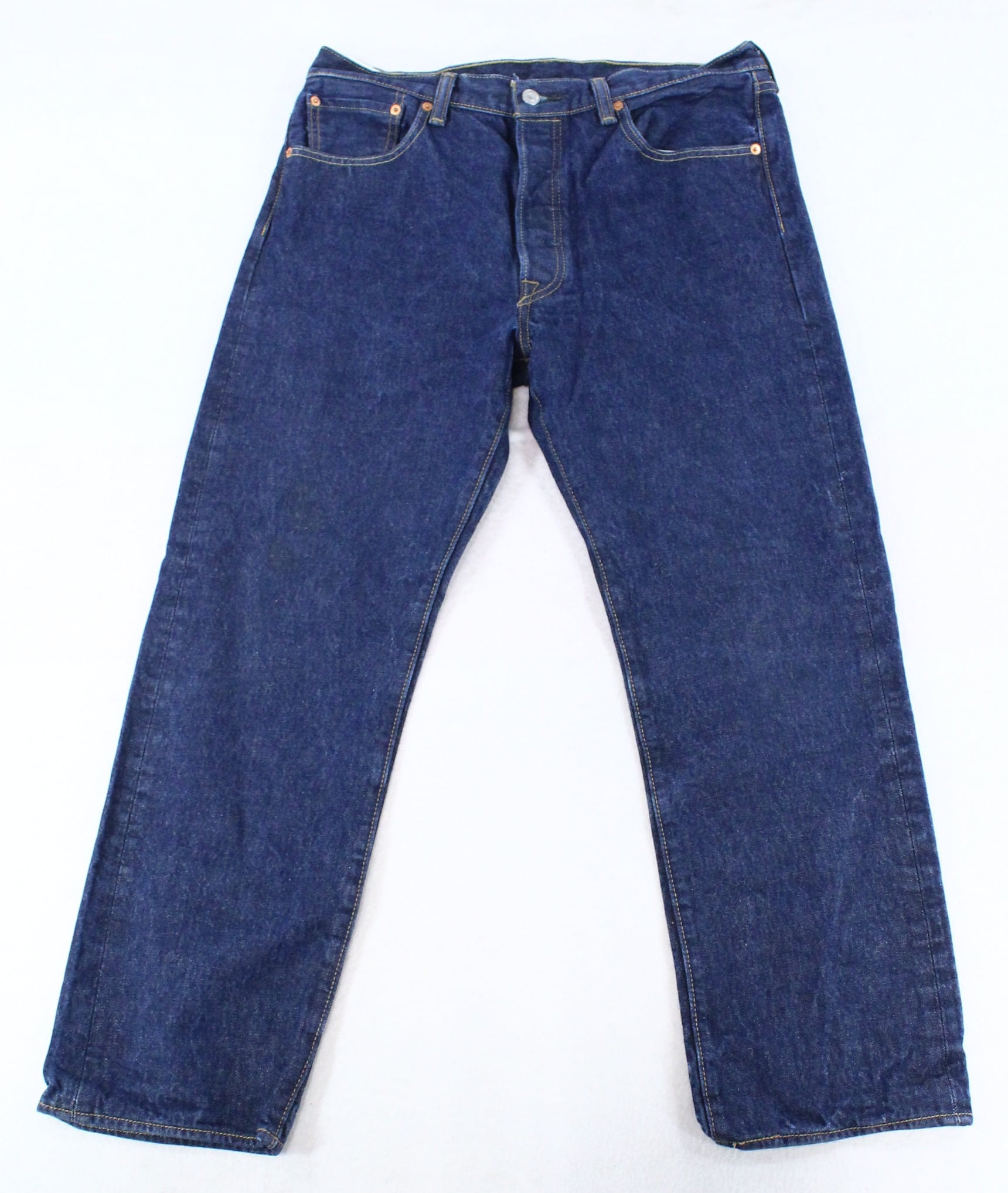 Levis 501 XX Jeans 36x34 Shrink To Fit Rigid Dark Blue Indigo