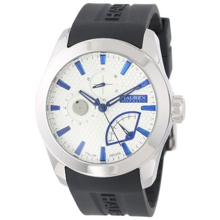 Men's 3A501UBN Magister Silver Dial Stainless Steel Day & Date Wristwatch