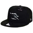 thumbnail image 1 of Men's 3BRAND by Russell Wilson Black/Camo Fashion Fitted Hat, 1 of 5