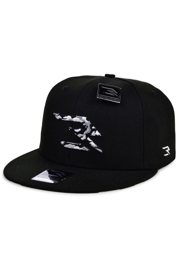 Men's 3BRAND by Russell Wilson Black/Camo Fashion Snapback Adjustable Hat