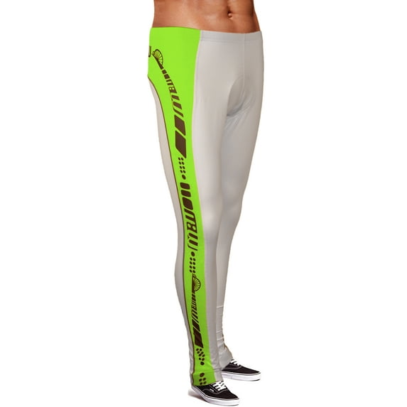 Men's 3D Gel Padded Semi Compression Thermal Cycling Tights Pants