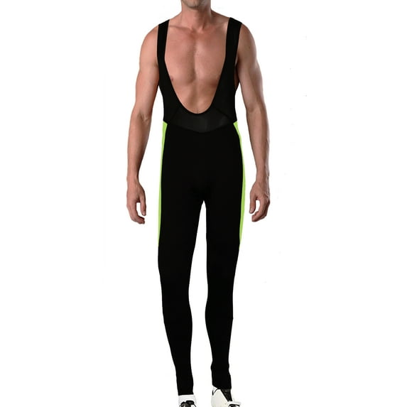 Men's 3D Gel Padded Winter Thermal Cycling Biking Bib Tight Pants