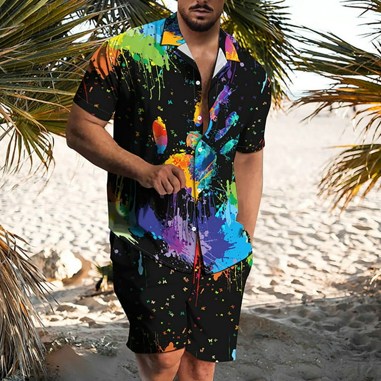 High Quality Men Rayon Hawaii Leisure Viscose Shirt New Fashion