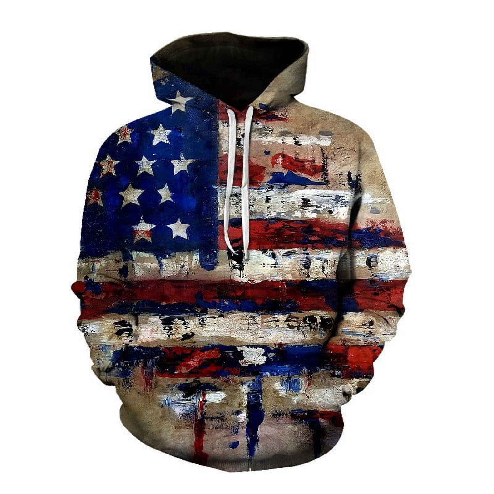 Mens patriotic sweatshirts clearance