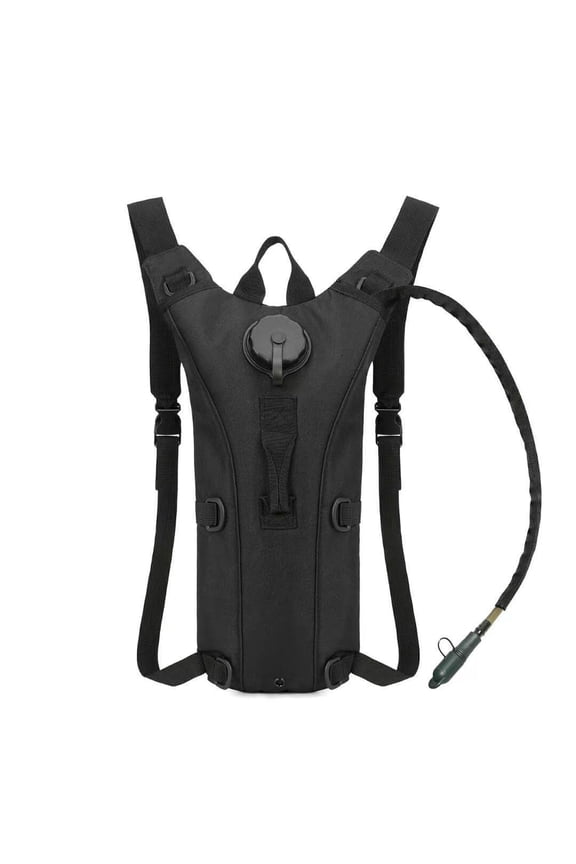 Men's 3L water bag hydration backpack, small water backpack for hiking, convenient drinking bagblack
