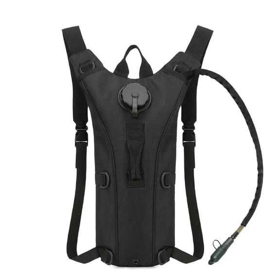 Men's 3L water bag hydration backpack, small water backpack for hiking, convenient drinking bagblack