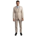 thumbnail image 1 of Men's 3pc Solid Suit, Notch Lapel, 1 of 4