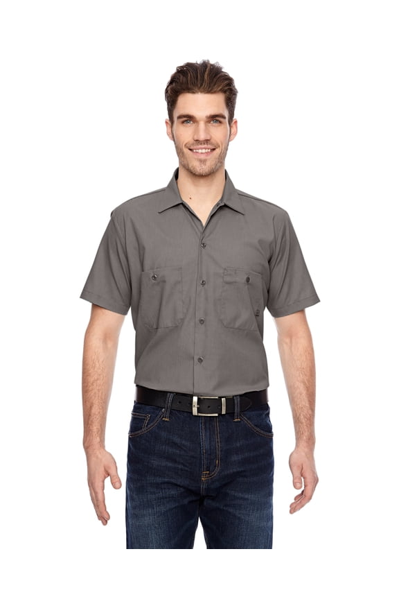 Men's 4.25 oz. Industrial Short-Sleeve Work Shirt