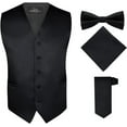thumbnail image 1 of S.H. Churchill & Co. Men's 4 Piece Vest Set, with Bow Tie, Neck Tie, and Pocket Square, 1 of 7
