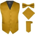 thumbnail image 1 of S.H. Churchill & Co. Men's 4 Piece Vest Set, with Bow Tie, Neck Tie, and Pocket Square, 1 of 7