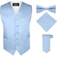 thumbnail image 1 of S.H. Churchill & Co. Men's 4 Piece Vest Set, with Bow Tie, Neck Tie, and Pocket Square, 1 of 7