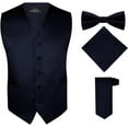 thumbnail image 1 of S.H. Churchill & Co. Men's 4 Piece Vest Set, with Bow Tie, Neck Tie, and Pocket Square, 1 of 7