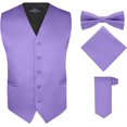 thumbnail image 1 of S.H. Churchill & Co. Men's 4 Piece Vest Set, with Bow Tie, Neck Tie, and Pocket Square, 1 of 7