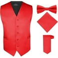 thumbnail image 1 of S.H. Churchill & Co. Men's 4 Piece Vest Set, with Bow Tie, Neck Tie, and Pocket Square, 1 of 7