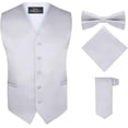 thumbnail image 1 of S.H. Churchill & Co. Men's 4 Piece Vest Set, with Bow Tie, Neck Tie, and Pocket Square, 1 of 7