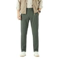 thumbnail image 1 of Men's 4-Way Stretch Dress Pants - Mid-Rise Straight Cut with Elastic Waist (Business Casual), 1 of 10