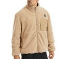 thumbnail image 1 of Men's 4-Zone Heated Fleece Jacke One-Button Controlt USB Rechargeable Lightweight Winter Coat for Work Outdoor（Battery Not Included）, 1 of 9