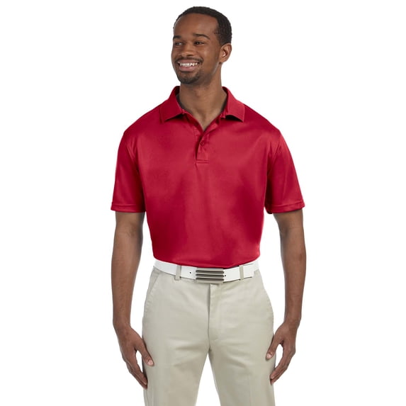Men's 4 oz. Polytech Polo - RED - 4XL