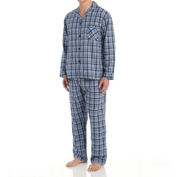 Men's 4016B Big Man Classics Broadcloth Woven Pajama Set