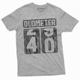 thumbnail image 1 of Men's 40th Birthday celebration T-shirt Funny Tee Oldmeter Odometer age humorous gift Tee shirt (3X-Large Grey), 1 of 7