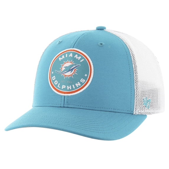 Men's '47 Aqua Miami Dolphins Disclose Trophy Stretch Fit Hat