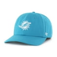 thumbnail image 1 of Men's '47  Aqua Miami Dolphins Foundational Franchise Fitted Hat, 1 of 2