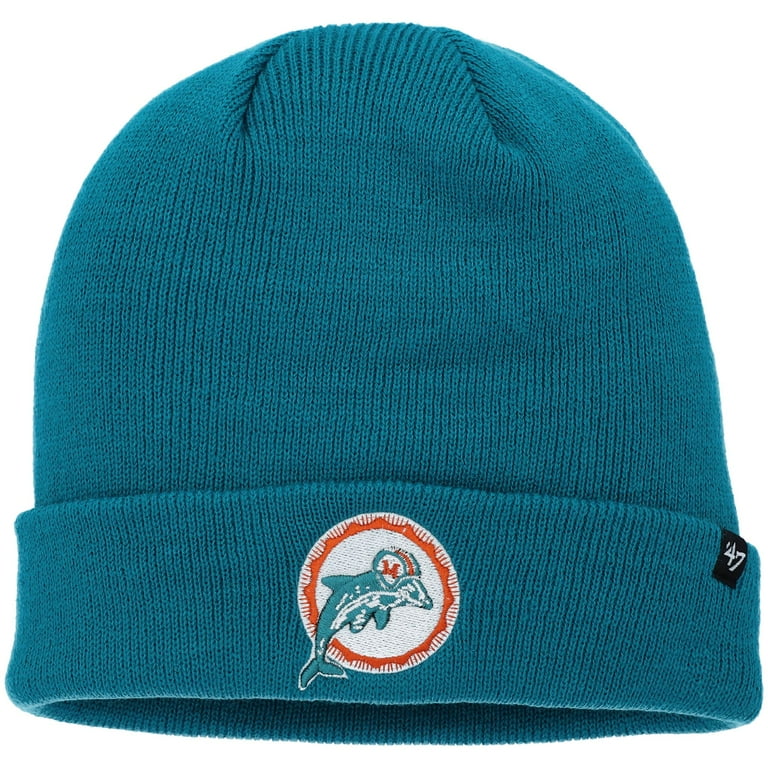 Men's '47 Aqua Miami Dolphins Cuffed Knit Hat - Walmart.com