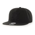 thumbnail image 1 of Men's '47  Black Anaheim Ducks No Shot Captain Snapback Hat, 1 of 2