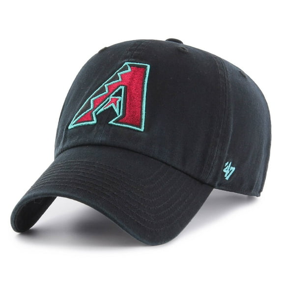 Men's '47 Black Arizona Diamondbacks Clean Up Adjustable Hat
