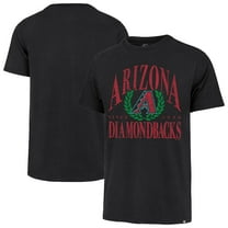Men's '47 Black Arizona Diamondbacks Pitchout Franklin T-Shirt