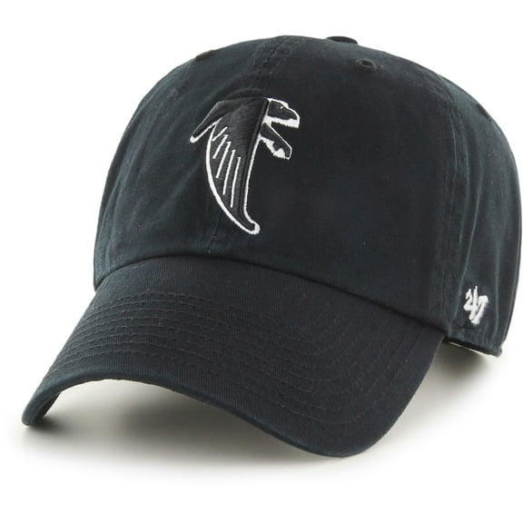 Men's '47 Black Atlanta Falcons Clean Up Adjustable Hat