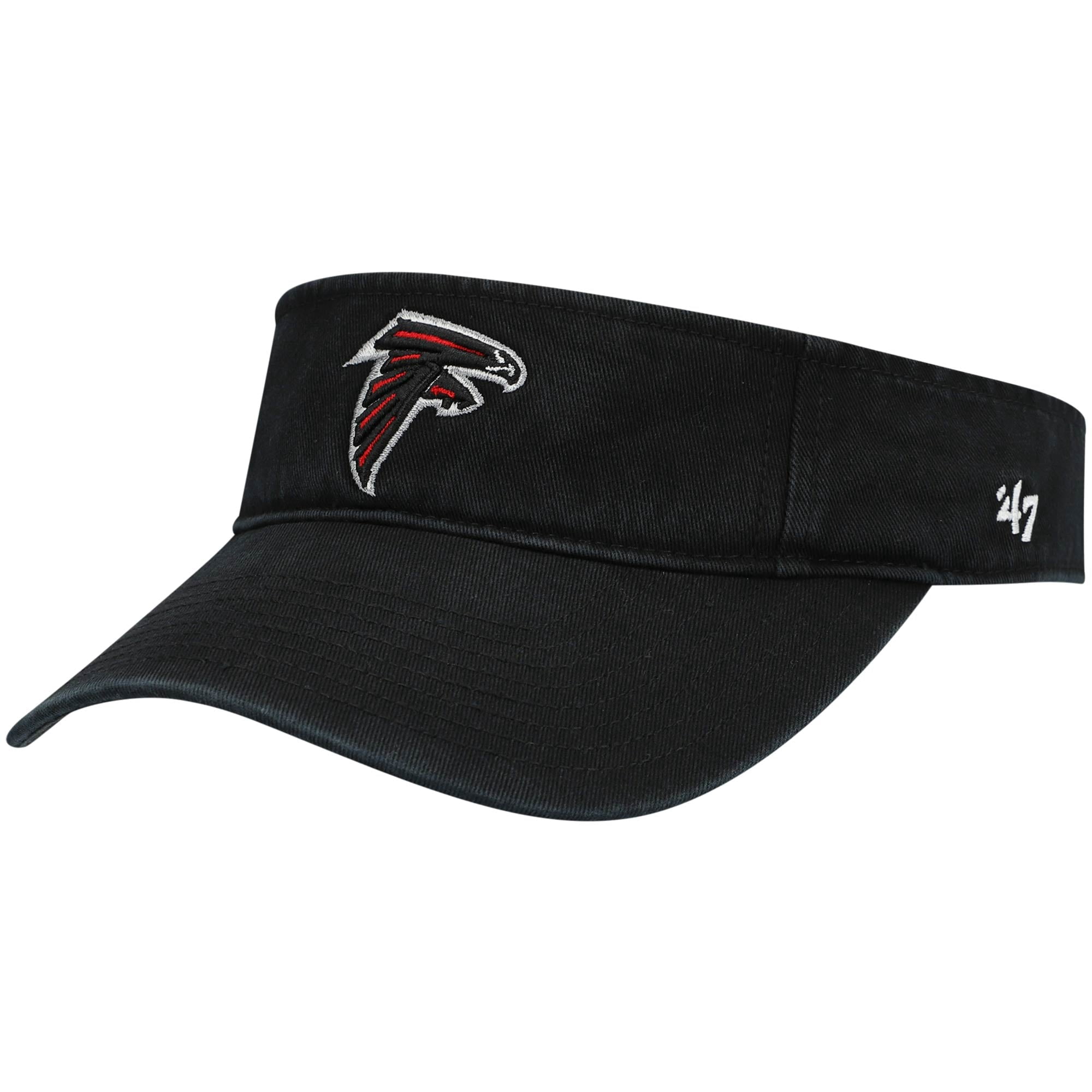 Clean Falcons Men's '47 Black Atlanta Falcons Clean Up Visor - Walmart.com