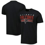 Men's '47 Black Atlanta Falcons Team Stripe T-Shirt