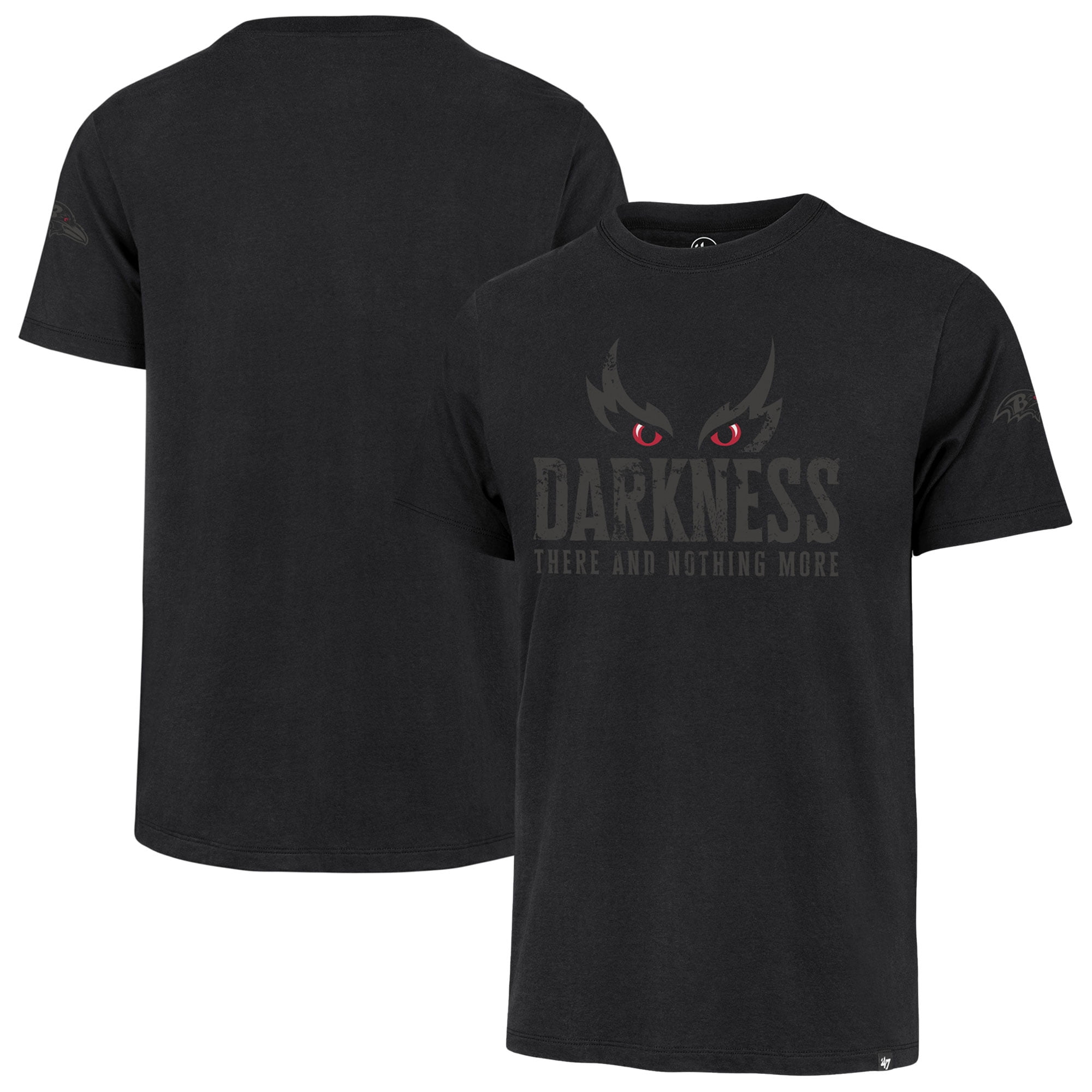 Men's '47 Black Baltimore Ravens Darkness Falls TShirt
