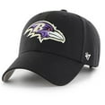 thumbnail image 1 of Men's '47 Black Baltimore Ravens MVP Adjustable Hat, 1 of 2