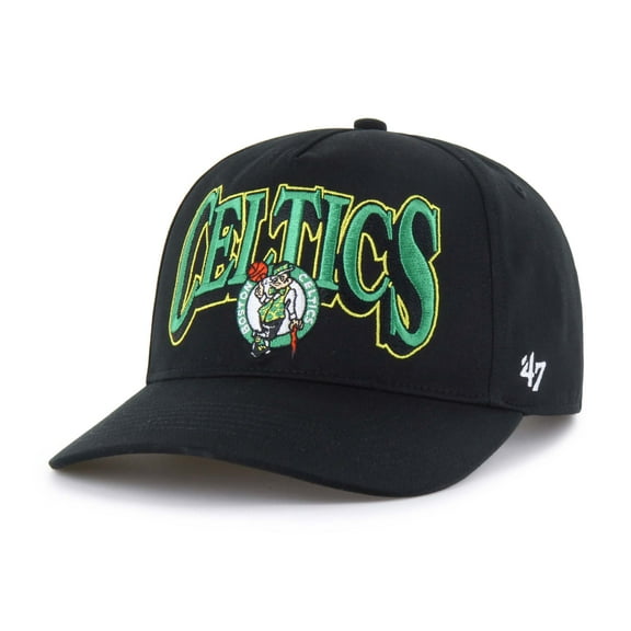 Men's '47 Black Boston Celtics Every Time Past Champs Hitch Adjustable Hat