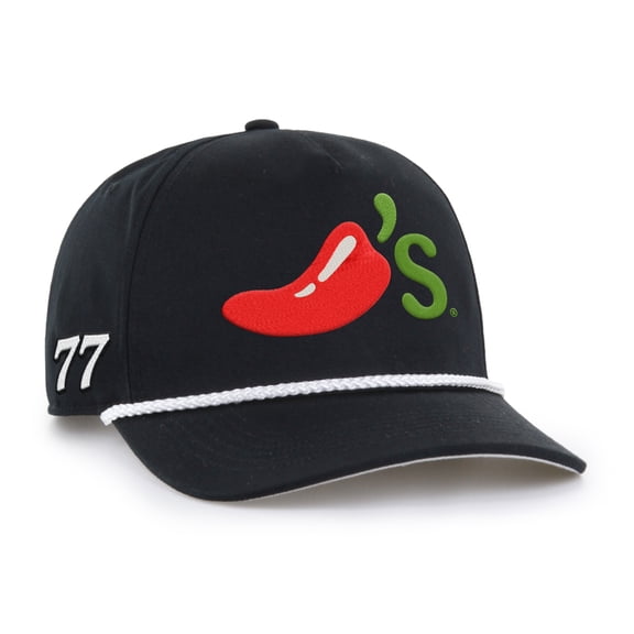 Men's '47 Black Carson Hocevar Chili's Rope Hitch Adjustable Hat