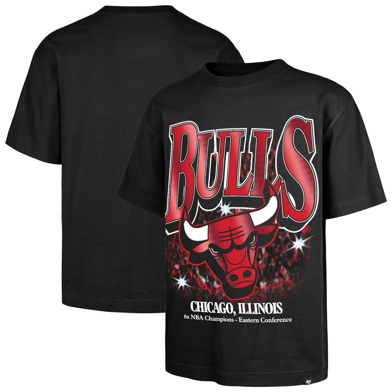Men's '47 Black Chicago Bulls Past Champs Collection Flashbulb