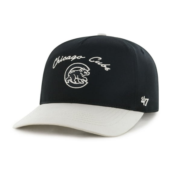Men's '47 Black Chicago Cubs Stable Hitch Adjustable Hat