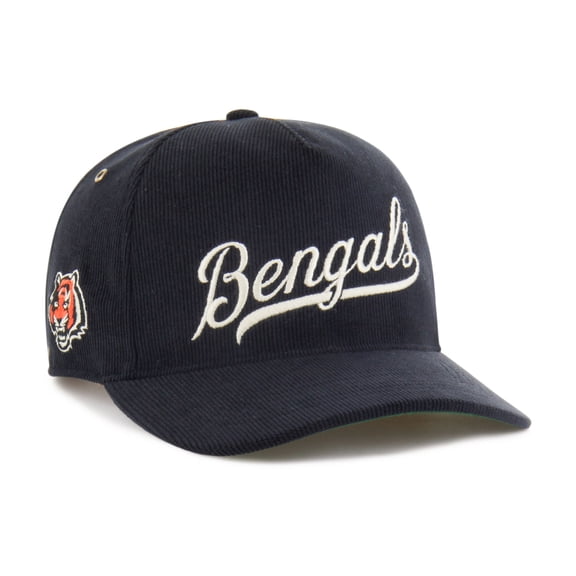Men's '47 Black Cincinnati Bengals Golden Age Corduroy Hitch Adjustable Hat